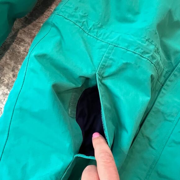 Lands' End Kids Squall Waterproof Insulated 3 in 1 Parka Green L 10-12 - Picture 3 of 14